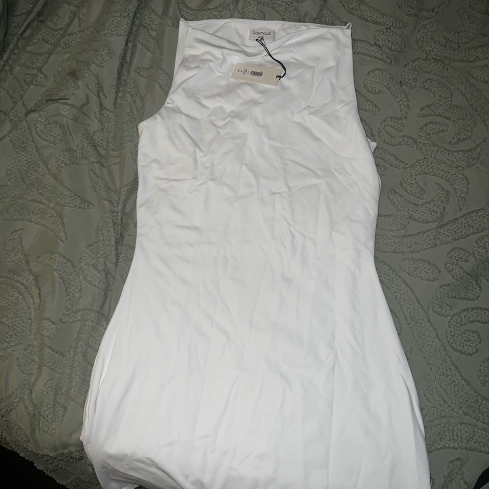 Aritzia Contour White Dress